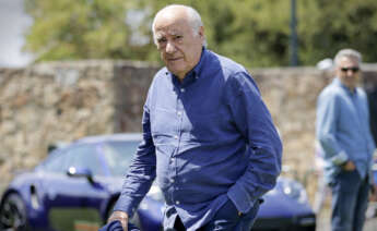 Amancio Ortega en el Concurso Internacional de Saltos de Casas Novas