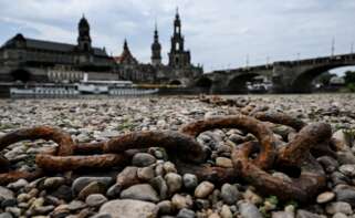 Sequía en Alemania. Dresden