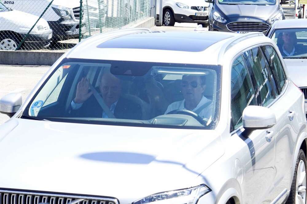 Imagen de la llegada del rey Juan Carlos I a Vigo / Europa Press