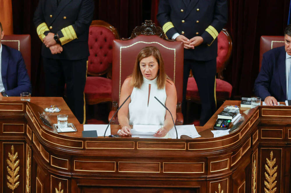 La recién elegida presidenta del Congreso, la socialista balear Francina Armengol