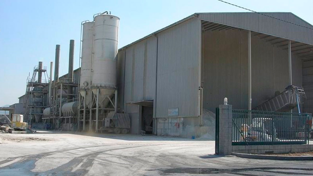 Imagen de archivo de una nave industrial