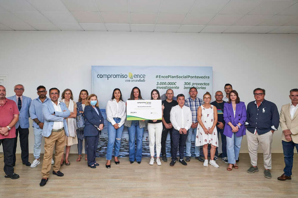 Ence entrega las ayudas de su 'Plan Social Pontevedra' a 29 proyectos de apoyo a la educación y a la cultura