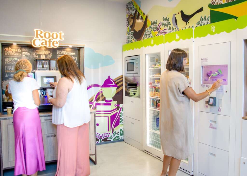 Posto de vending de Delikia