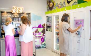 Puesto de vending de Delikia