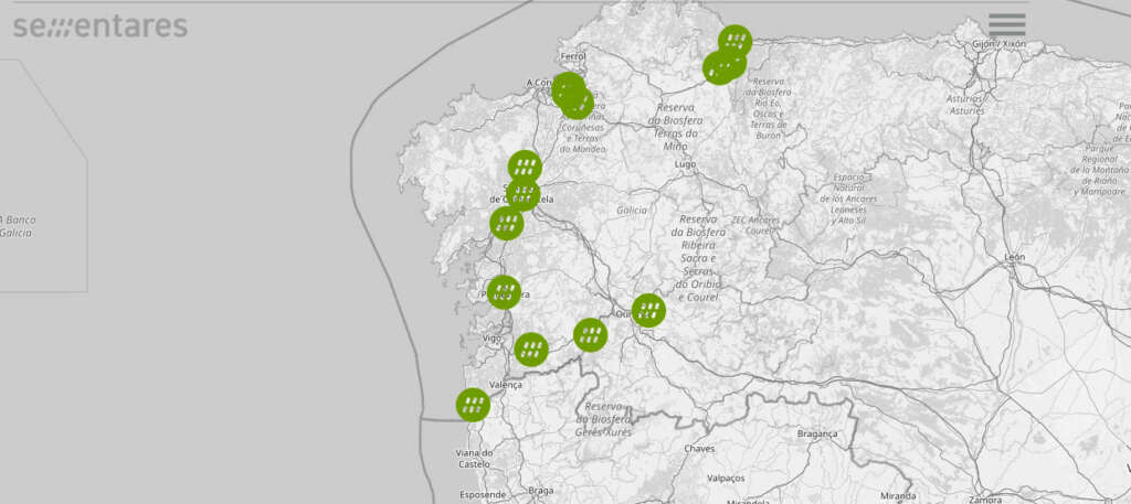 Mapa origen productos Sementares 