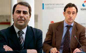 Carlos Negreira, ex alcalde de A Coruña, y Javier Aguilera, ex director del Igape