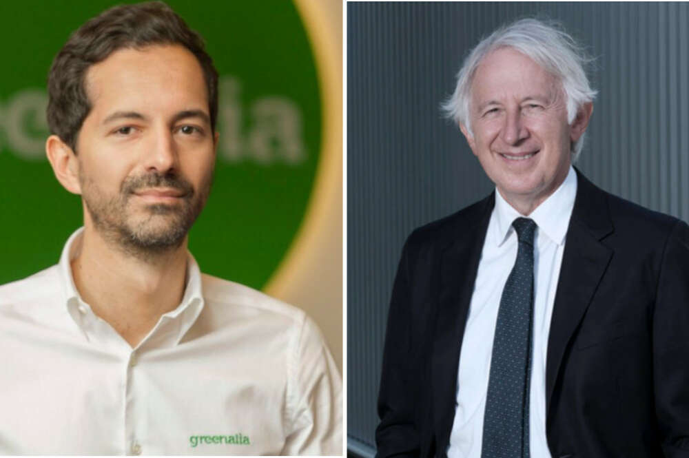 Manuel García Pardo, CEO de Greenalia, junto a Pablo Fernández Castro, presidente de Norvento