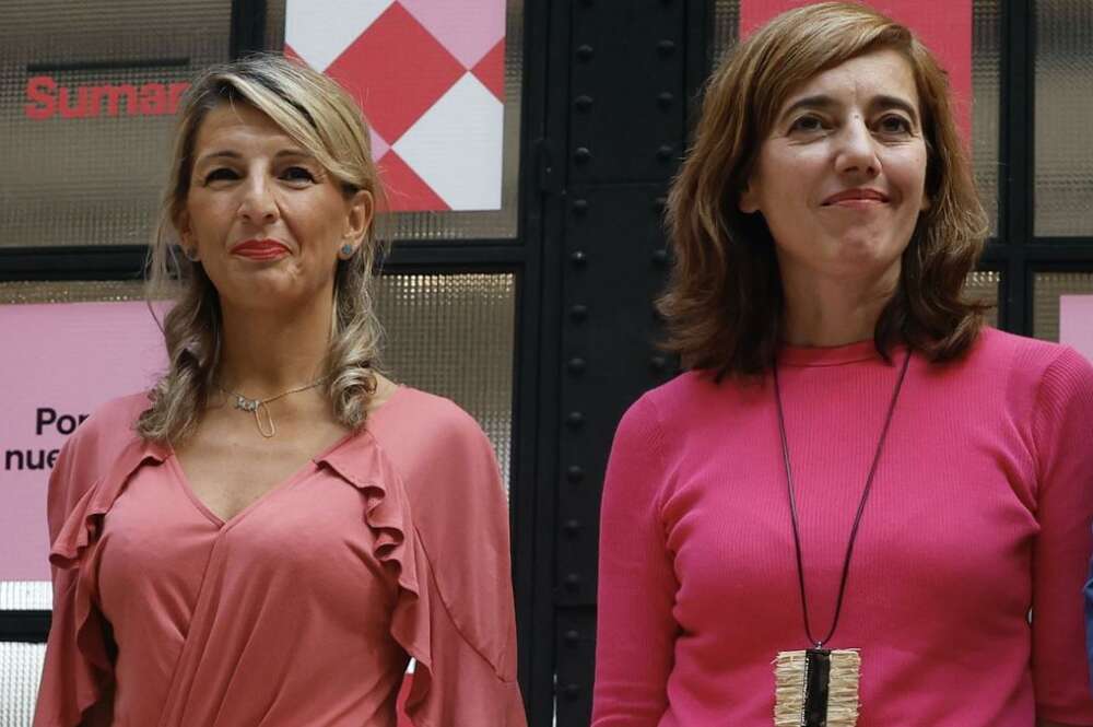 Yolanda Díaz y Marta Lois / EFE