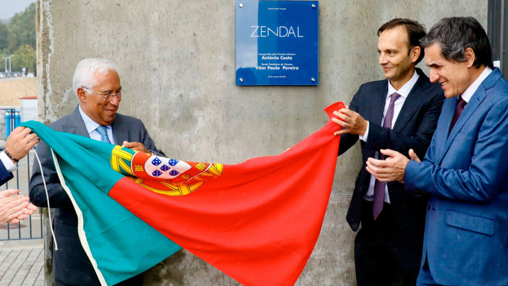 Actor de inauguración de la nueva fábrica de vacunas de Zendal en Portugal