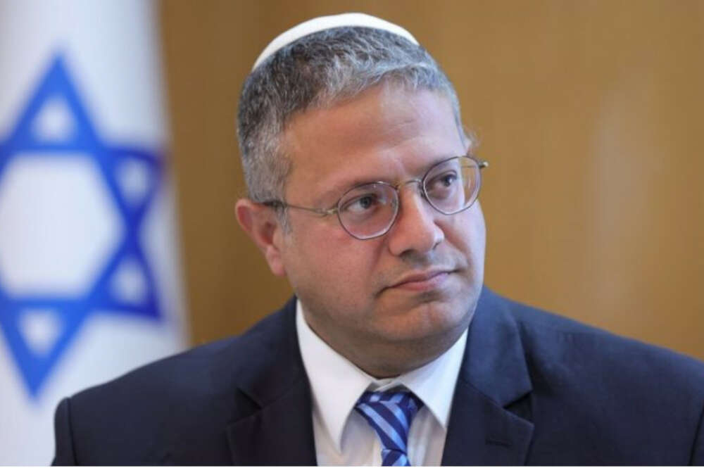 El ministro de Seguridad Nacional de Israel, Itamar Ben Gvir / EFE / EPA / Abir Sultan