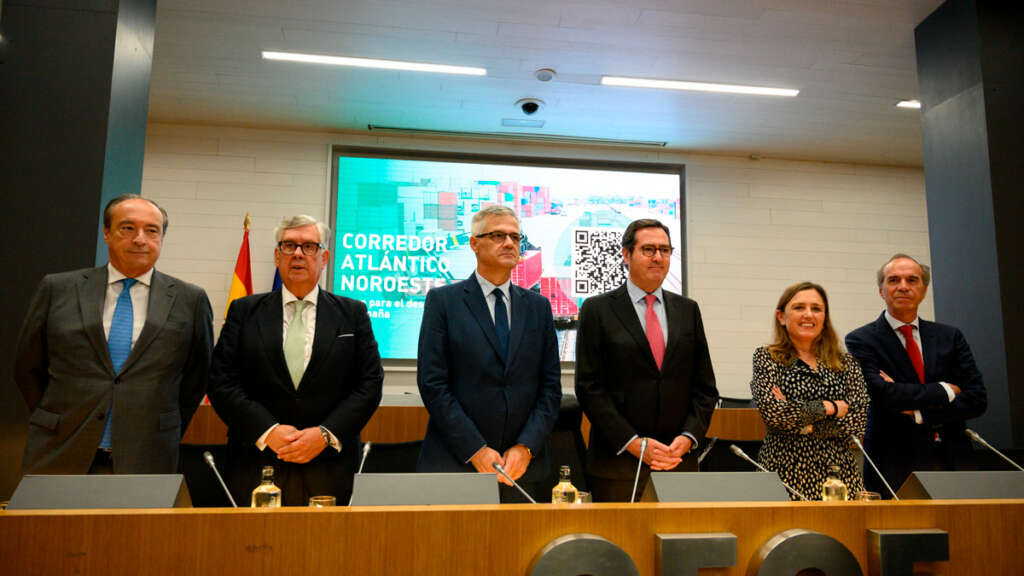 Presentación del informe Corredor Atlántico Noroeste: Clave para el desarrollo de España elaborado por las patronales de Galicia, Asturias y Castilla y León