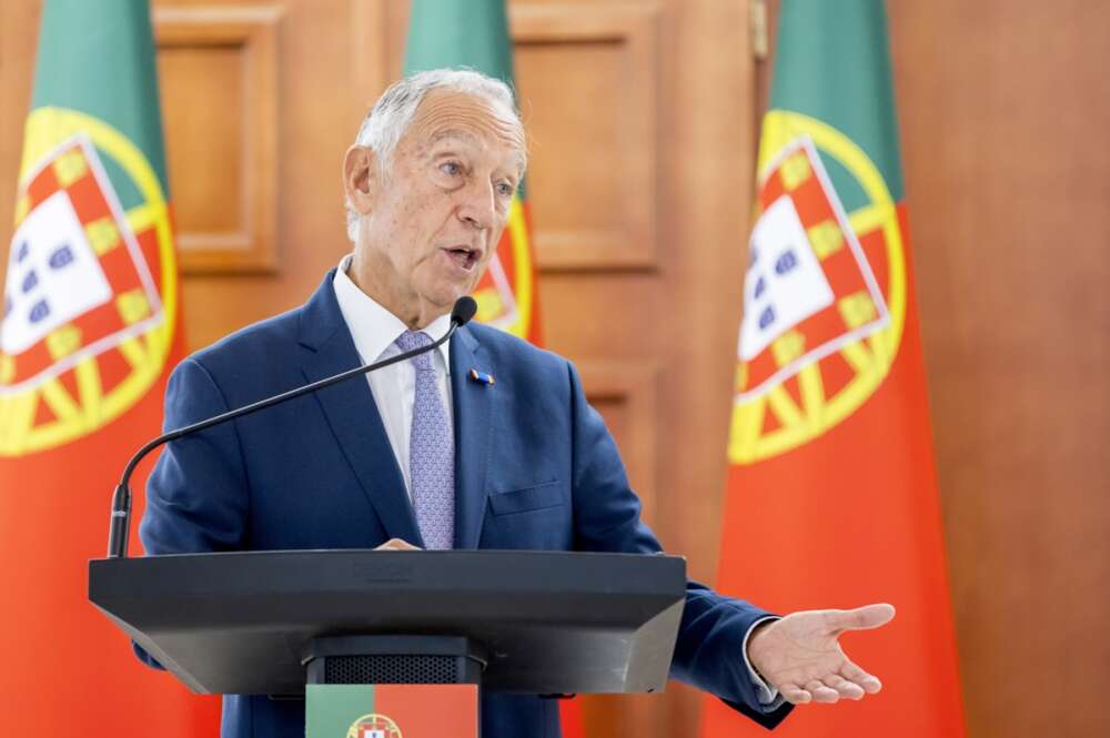 El presidente portugués, Marcelo Rebelo de Sousa