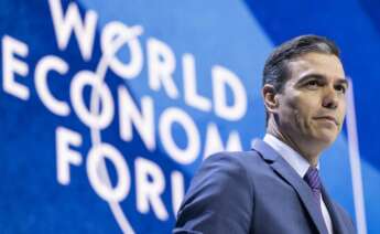 Pedro Sánchez, durante el Foro Económico Mundial de Davos / EFE/EPA/GIAN EHRENZELLER