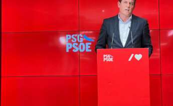 El candidato del PSOE a la Xunta y diputado en el Congreso, José Ramón Gómez Besteiro, en rueda de prensa / Europa Press