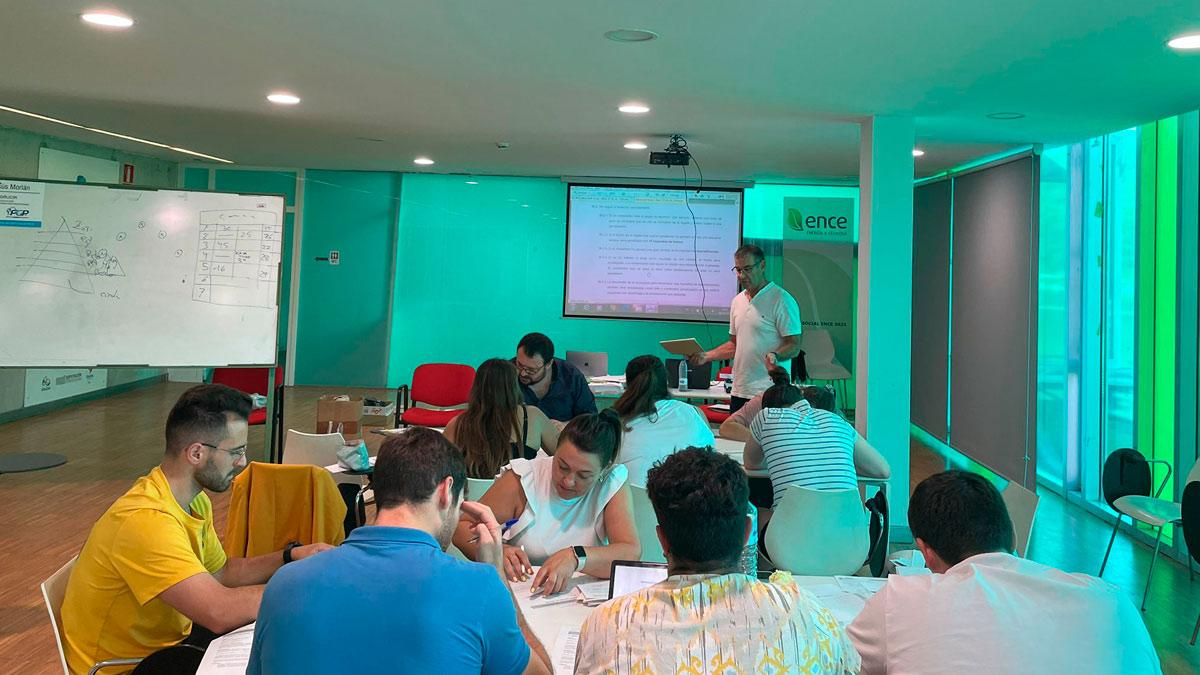 Alumnos del Centro de Enseñanzas Deportivas Jesús Morlán Fariña