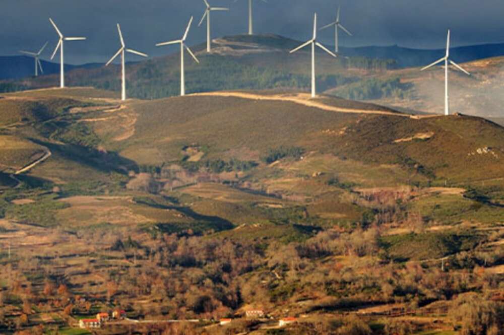 Imagen de la zona en la que Savannah Resources explota una mina de litio en Portugal, en la frontera con Galicia