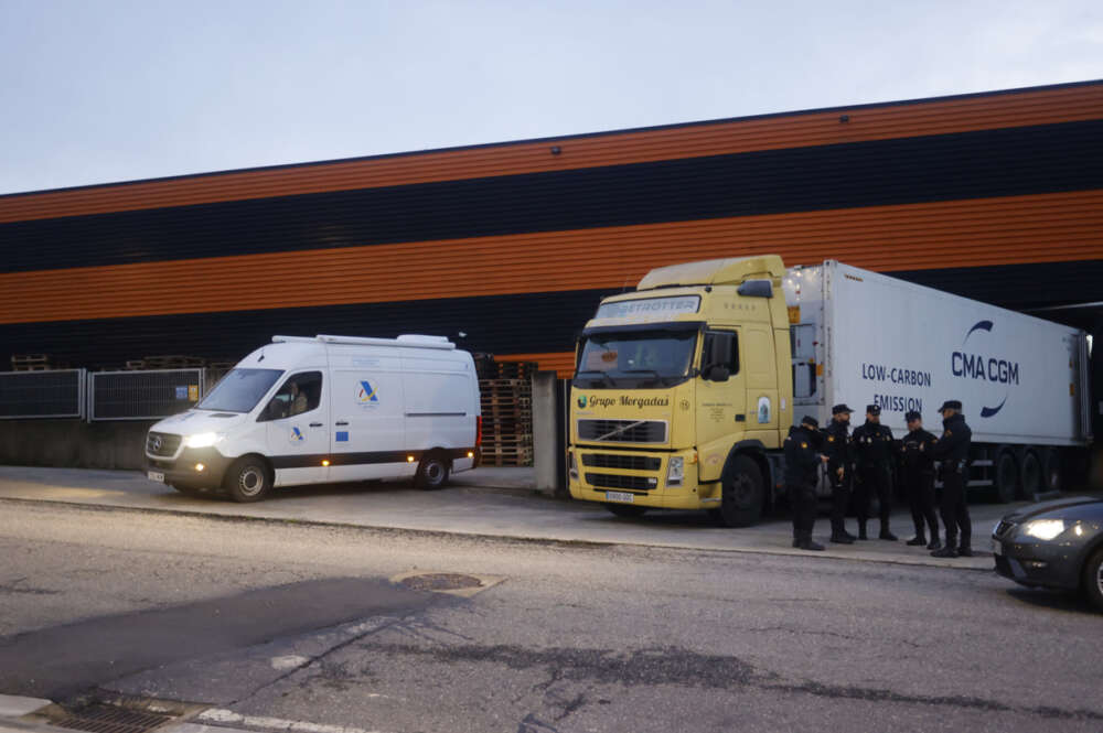 Decomisadas 7,2 toneladas de cocaína y detenidas 4 personas en Cambre (A Coruña)