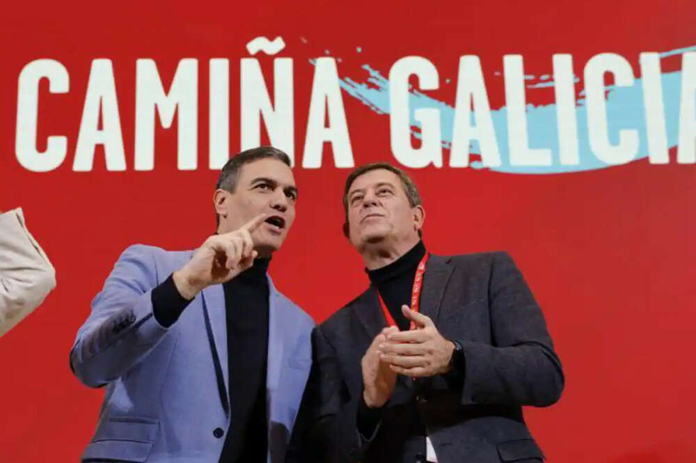 Pedro Sánchez respaldará a José Ramón Gómez Besteiro durante la campaña a las elecciones gallegas del 18 de febrero / EFE