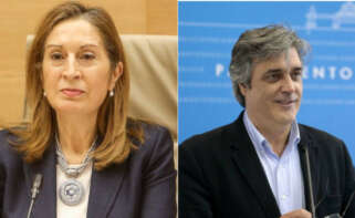 Los diputados del PP en representación de Galicia, Ana Pastor y Pedro Puy