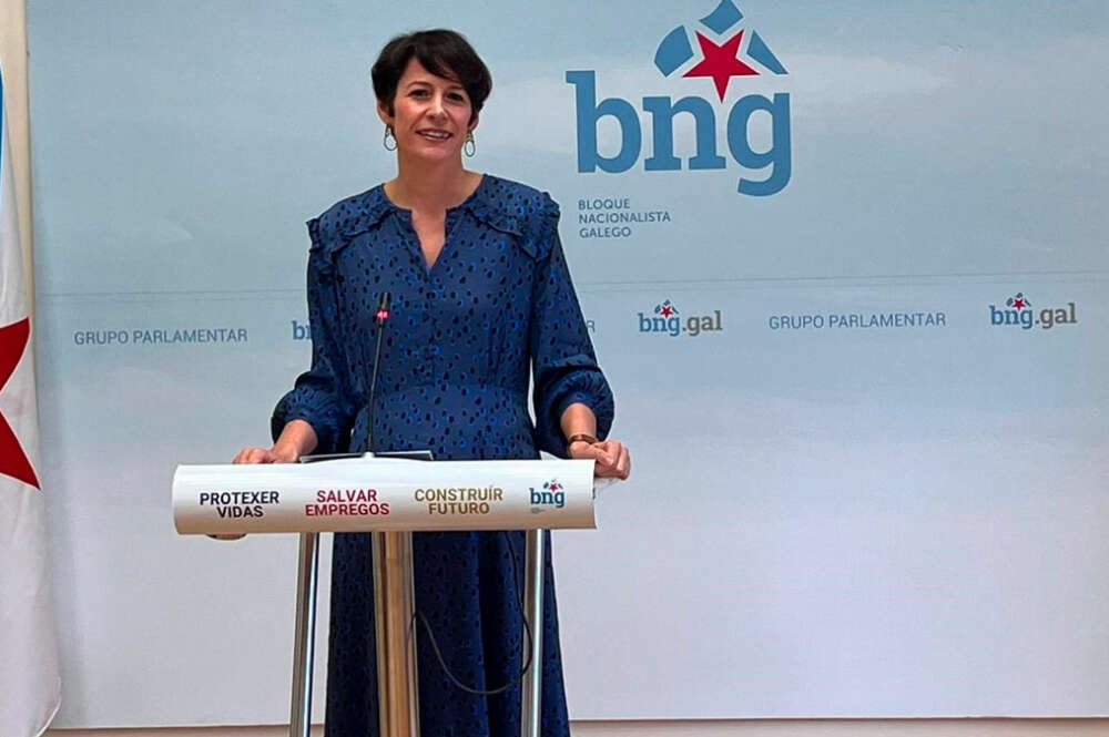 La portavoz nacional del BNG, Ana Pontón