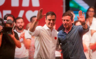 Pedro Sánchez y José Ramón Gómez