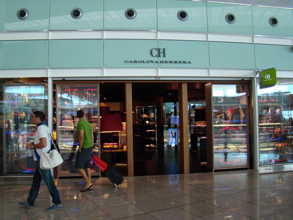 Establecimiento de Carolina Herrera en el aeropuerto de El Prat en Barcelona