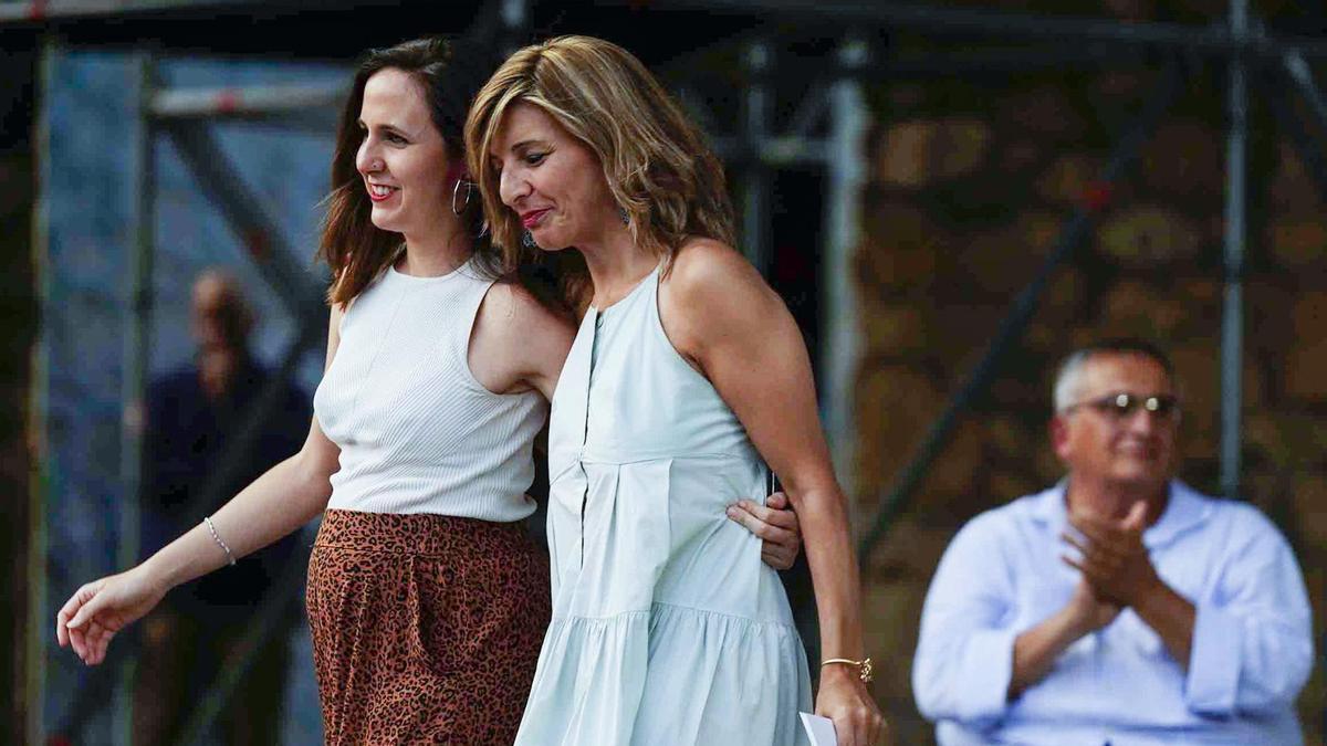 Ione Belarra y Yolanda Díaz / EFE