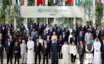 Imagen de diferentes dirigentes mundiales reunidos en la cumbre del clima COP28 que tuvo lugar en Dubai el pasado mes de diciembre / Consejo Europeo