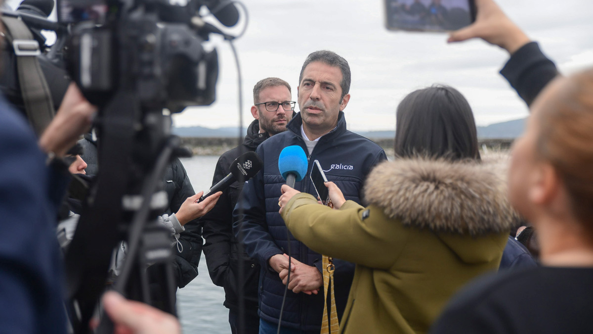El conselleiro do Mar, Alfonso Villares