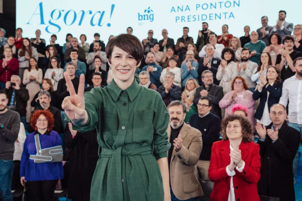 El BNG relanza la candidatura de Ana Pontón en un acto multitudinario en Santiago / BNG