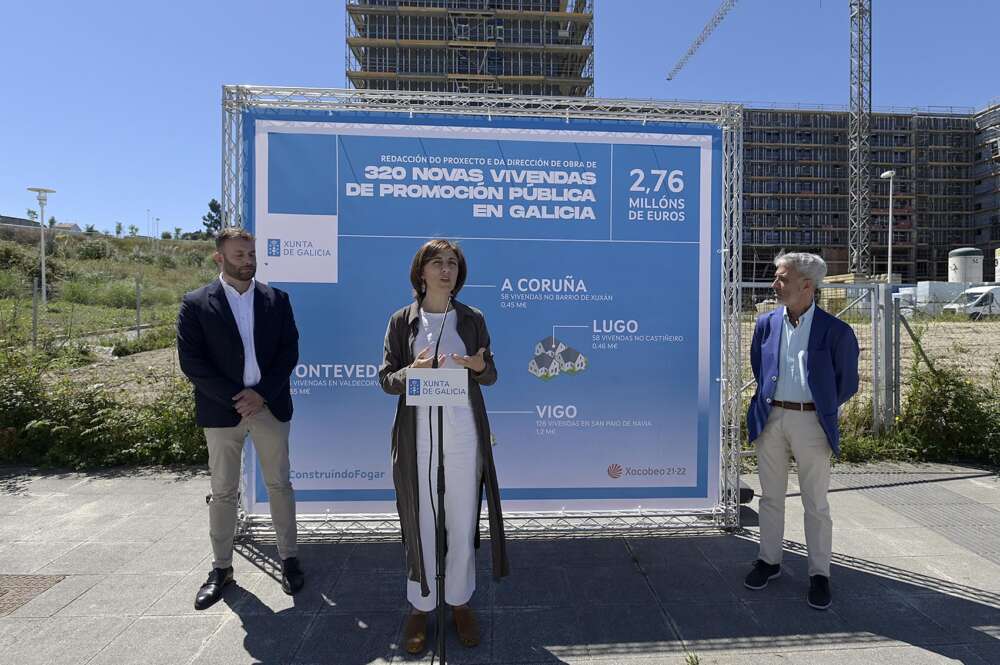 La conselleira de Vivenda, Ángeles Vázquez, presenta el proyecto para construir 320 viviendas de protección oficial / Xunta