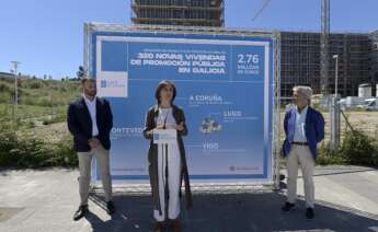 La conselleira de Vivenda, Ángeles Vázquez, presenta el proyecto para construir 320 viviendas de protección oficial / Xunta