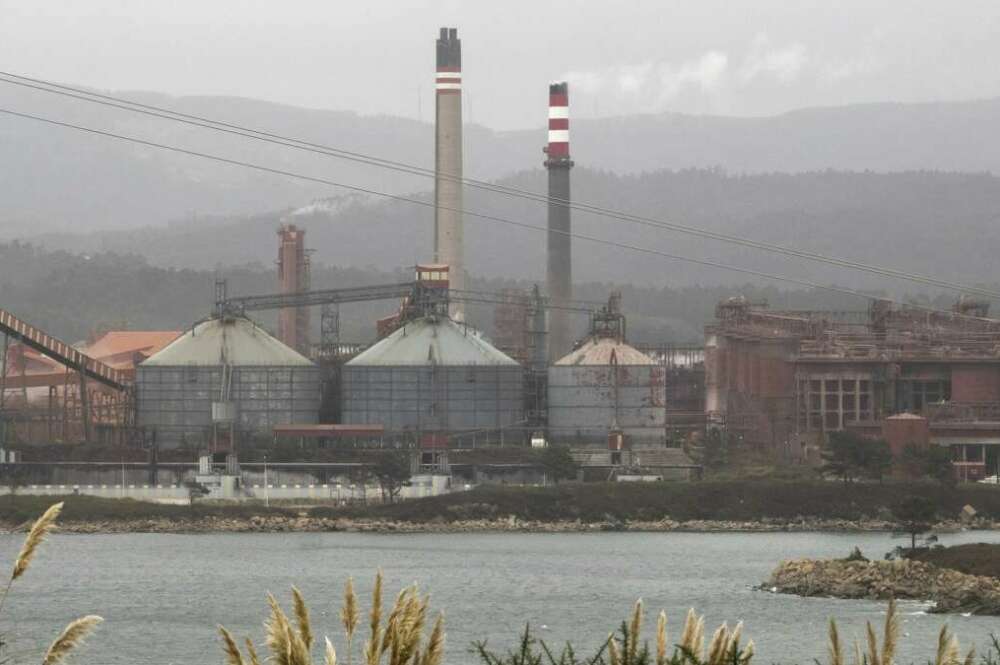 Fábrica de Alcoa en San Cibrao / EFE