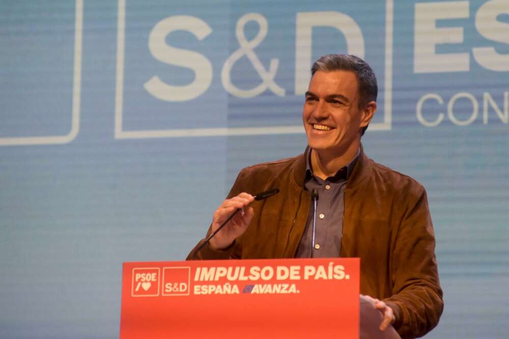 El líder del PSOE durante la convención de su partido celebrada en A Coruña