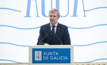 Alfonso Rueda, presidente de la Xunta, en Fitur