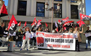 Trabajadoras de Zara protestan frente a una tienda en Andalucía / CGT