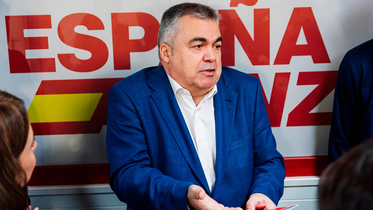El secretario de Organización del PSOE, Santos Cerdán.