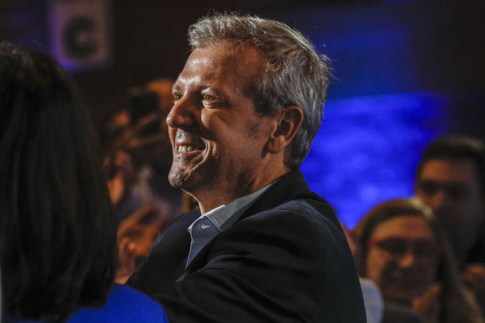 Acto electoral de Alfonso Rueda en Lugo