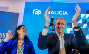 Alfonso Rueda celebra la victoria electoral / EP