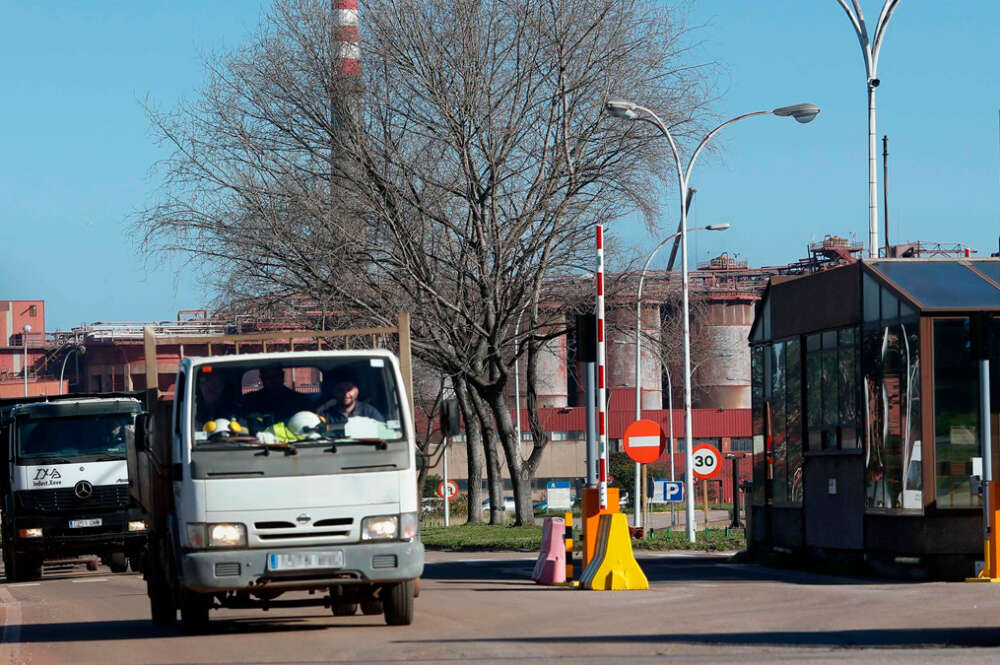 La fábrica de Alcoa, a 24 de enero de 2024, en San Cibrao, Lugo, Galicia (España)