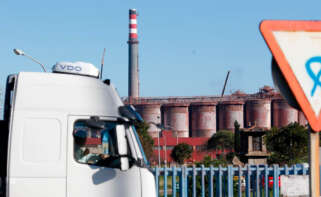 La fábrica de Alcoa, a 24 de enero de 2024, en San Cibrao, Lugo, Galicia (España)