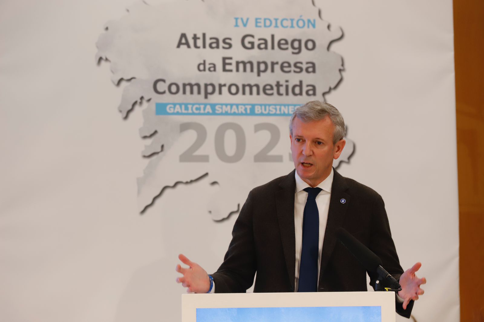 Alfonso Rueda presidirá la presentación de la quinta edición del Atlas Gallego de la Empresa Comprometida