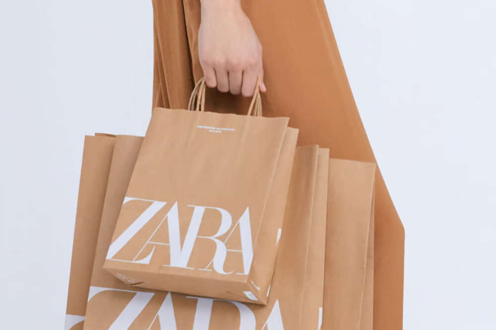 Imagen de las bolsas sostenibles de Inditex