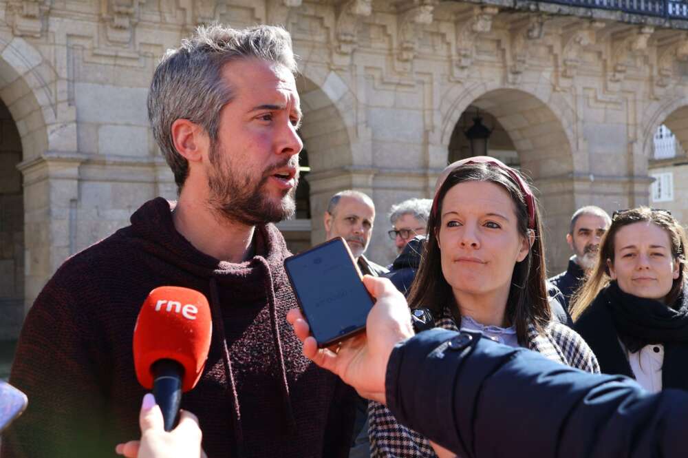 l portavoz del BNG de Lugo, Rubén Arroxo, y la diputada electa del BNG, Olalla Rodil - BNG