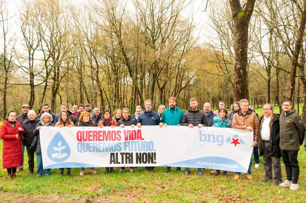 Encuentro de representantes del BNG en Santiso