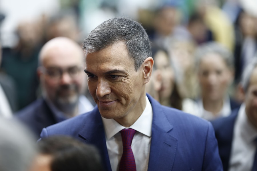 El presidente del Gobierno, Pedro Sánchez