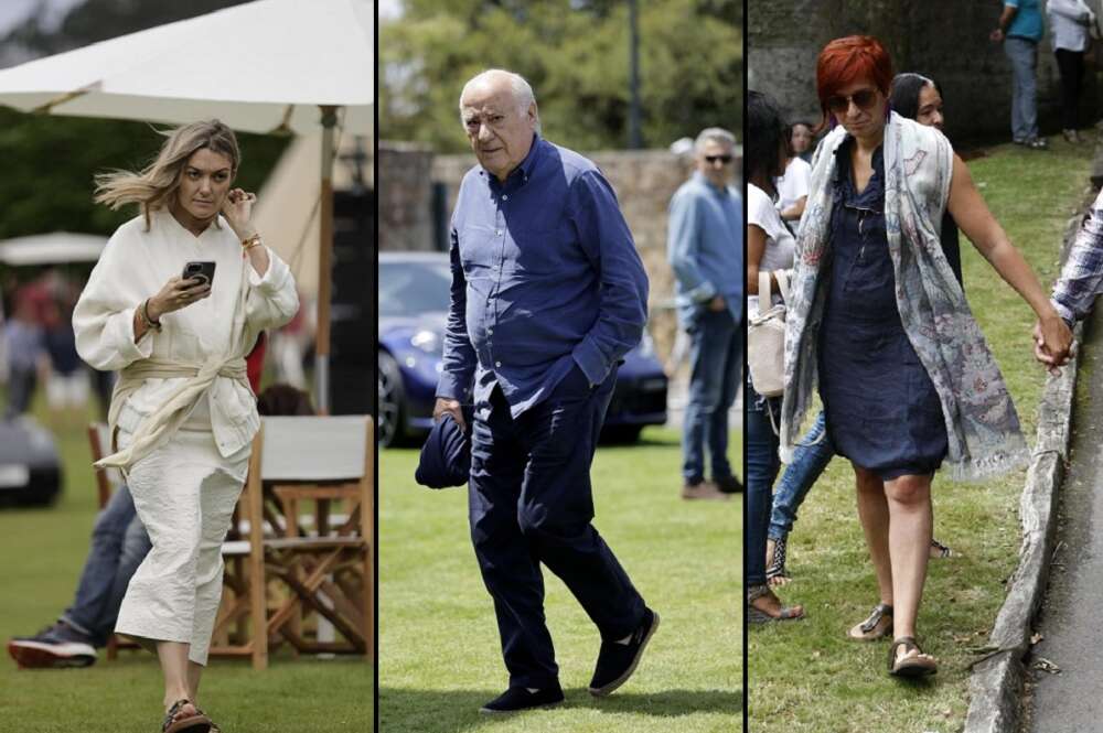 Marta Ortega Pérez, Amancio Ortega Gaona y Sandra Ortega Mera