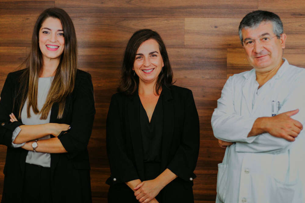 Abi Vázquez, María de la Fuente y Rafael López, cofundadores de Diversa Technologies