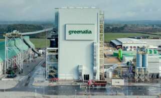 Imagen de la planta de biomasa de Greenalia en Teixeiro