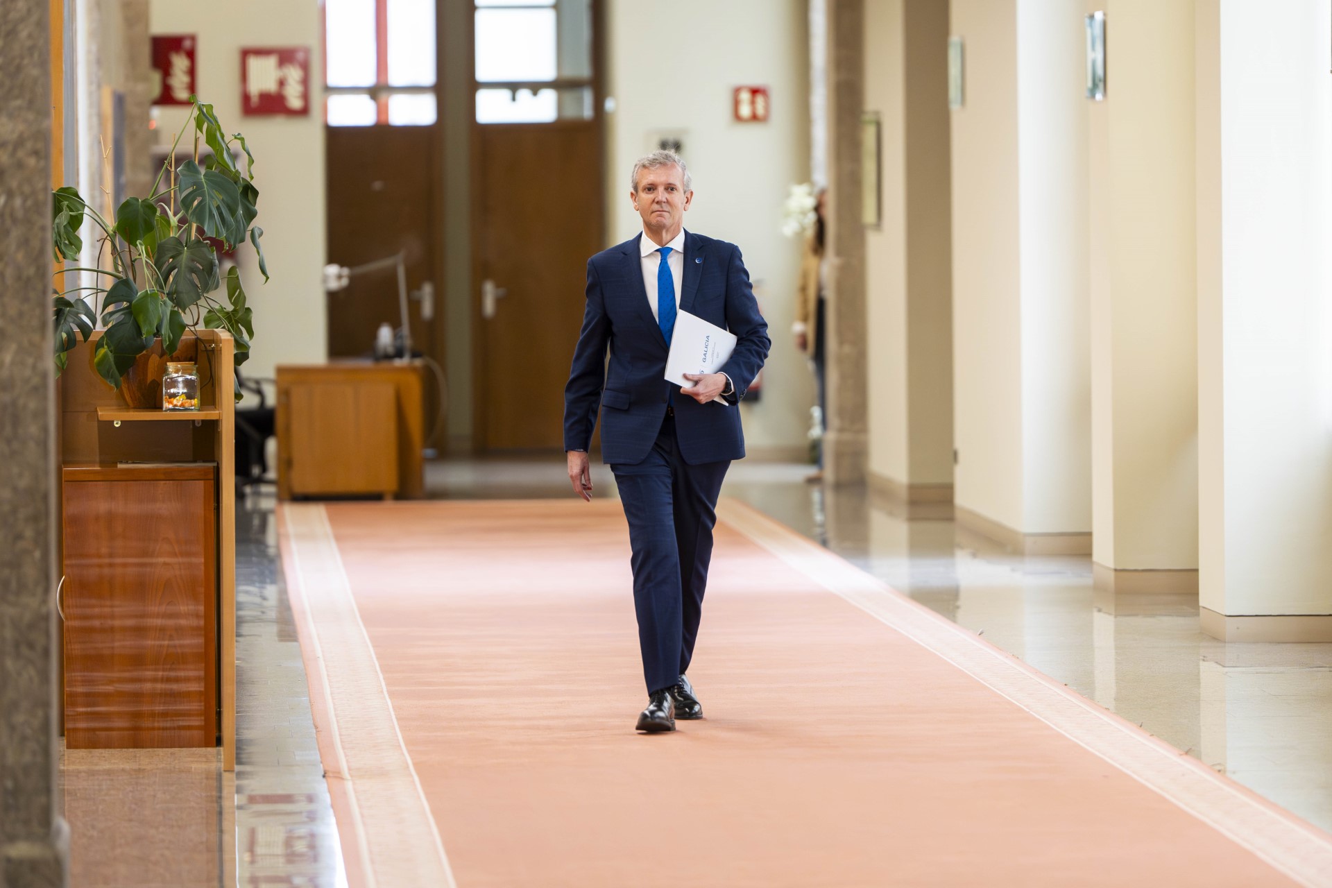 El presidente de la Xunta, Alfonso Rueda